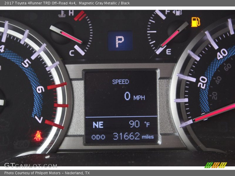 Magnetic Gray Metallic / Black 2017 Toyota 4Runner TRD Off-Road 4x4