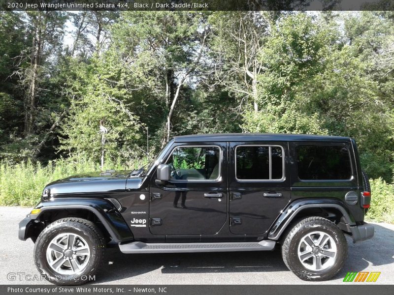 Black / Dark Saddle/Black 2020 Jeep Wrangler Unlimited Sahara 4x4