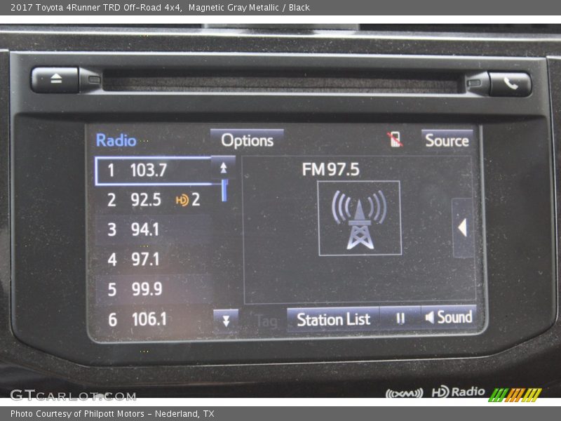 Magnetic Gray Metallic / Black 2017 Toyota 4Runner TRD Off-Road 4x4