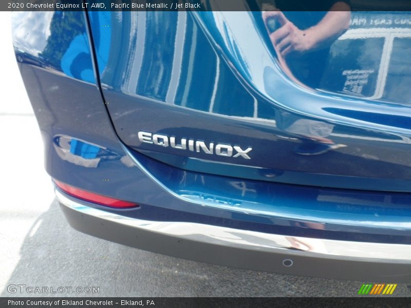 Pacific Blue Metallic / Jet Black 2020 Chevrolet Equinox LT AWD