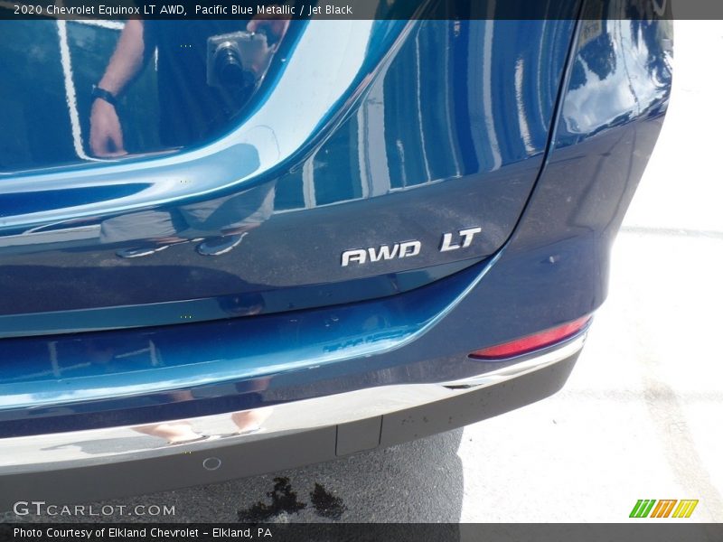 Pacific Blue Metallic / Jet Black 2020 Chevrolet Equinox LT AWD