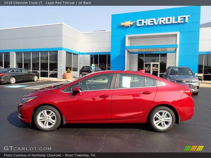 Cajun Red Tintcoat / Jet Black 2018 Chevrolet Cruze LT