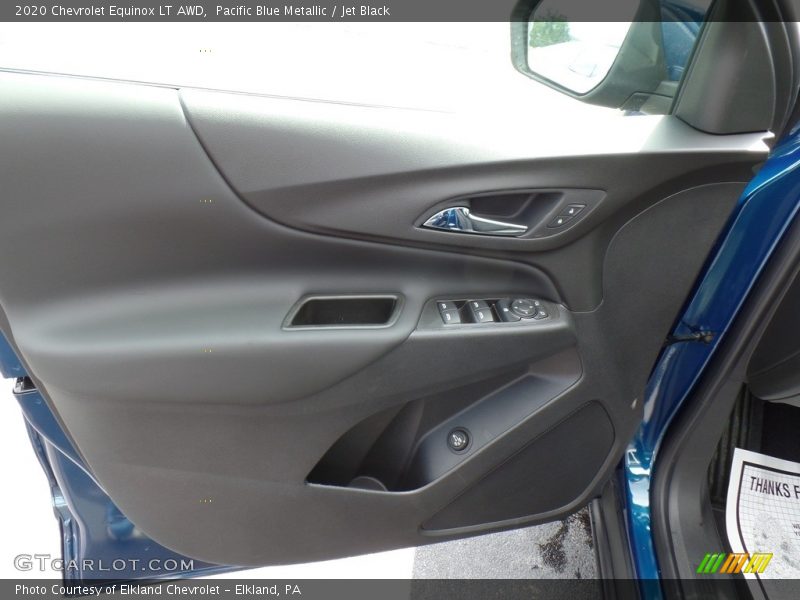 Pacific Blue Metallic / Jet Black 2020 Chevrolet Equinox LT AWD