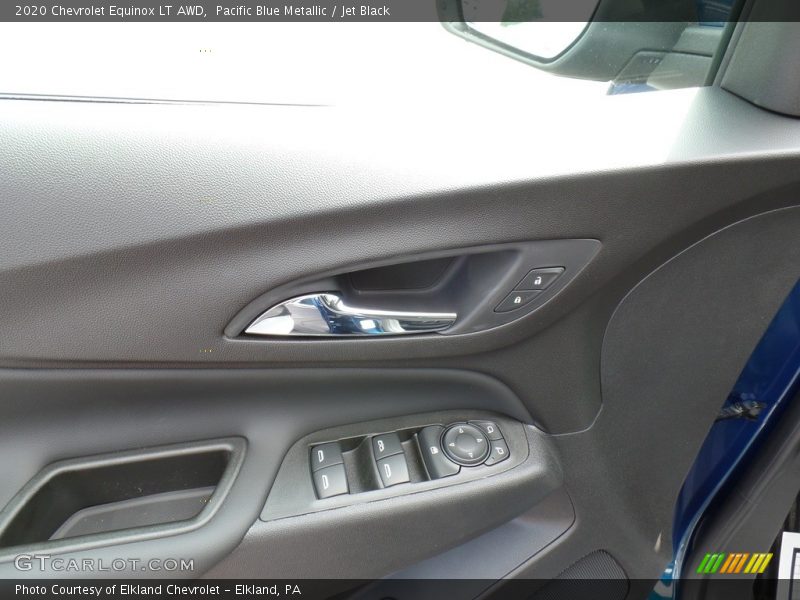 Pacific Blue Metallic / Jet Black 2020 Chevrolet Equinox LT AWD