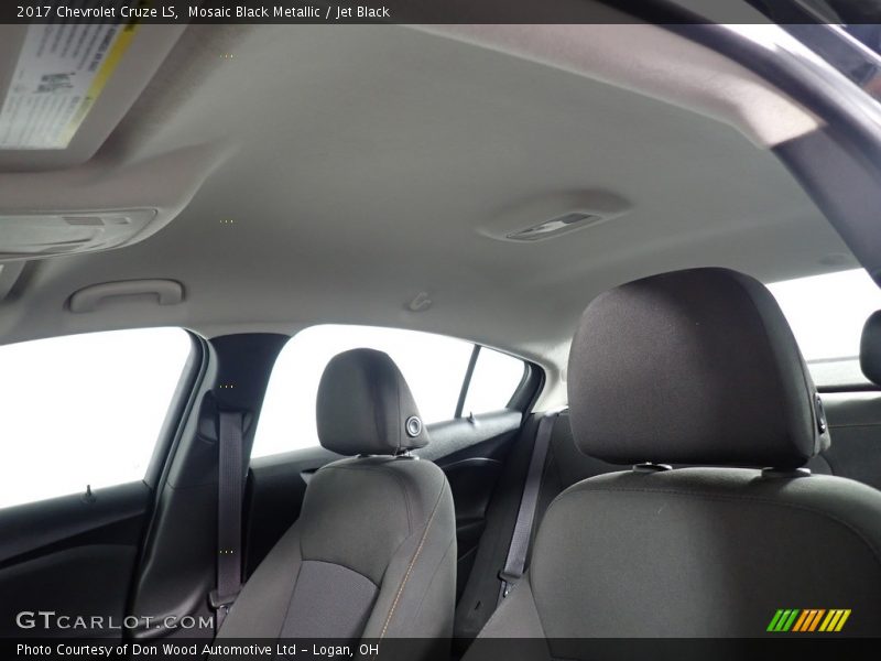 Mosaic Black Metallic / Jet Black 2017 Chevrolet Cruze LS
