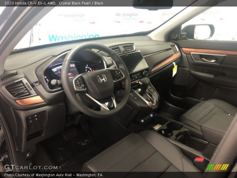 Crystal Black Pearl / Black 2020 Honda CR-V EX-L AWD
