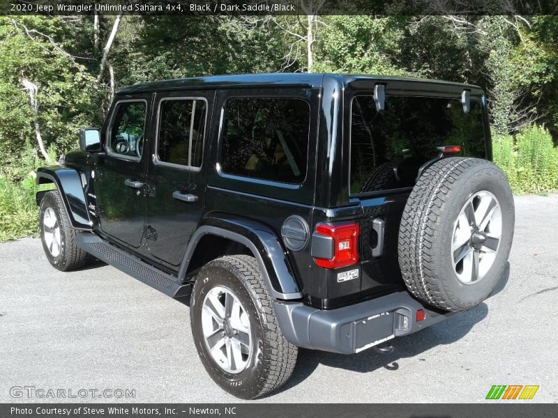 Black / Dark Saddle/Black 2020 Jeep Wrangler Unlimited Sahara 4x4