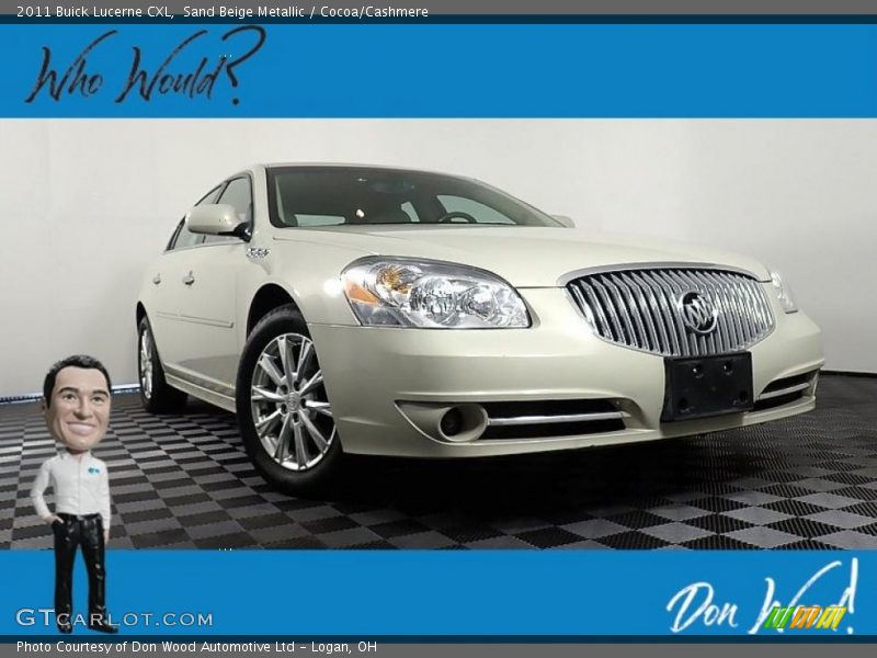 Sand Beige Metallic / Cocoa/Cashmere 2011 Buick Lucerne CXL