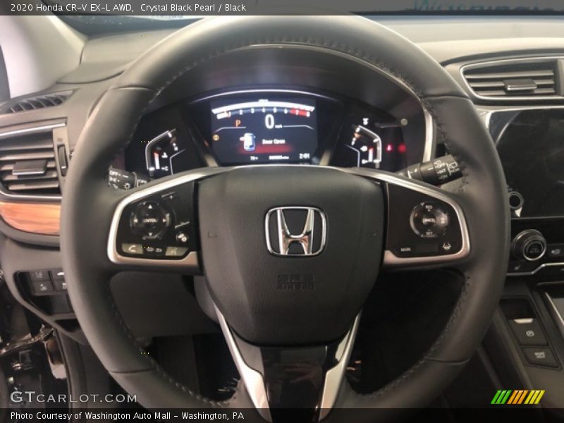 Crystal Black Pearl / Black 2020 Honda CR-V EX-L AWD