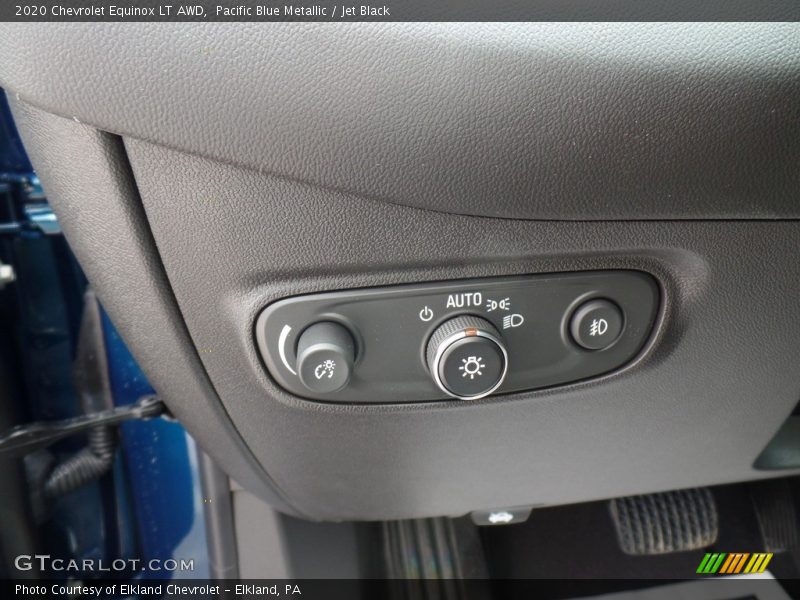 Pacific Blue Metallic / Jet Black 2020 Chevrolet Equinox LT AWD