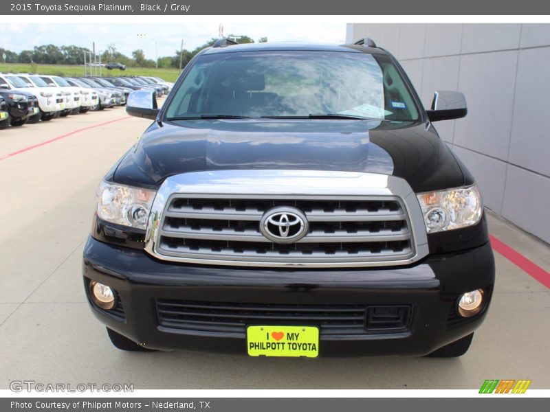 Black / Gray 2015 Toyota Sequoia Platinum