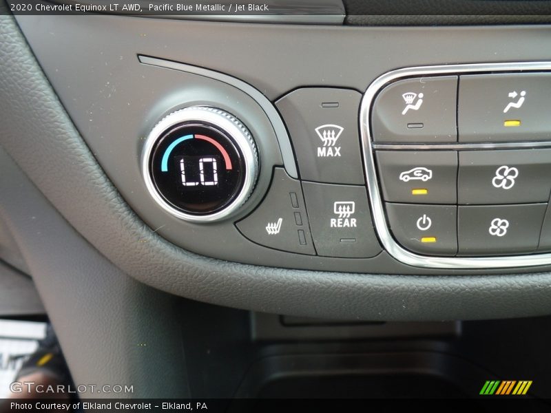 Pacific Blue Metallic / Jet Black 2020 Chevrolet Equinox LT AWD