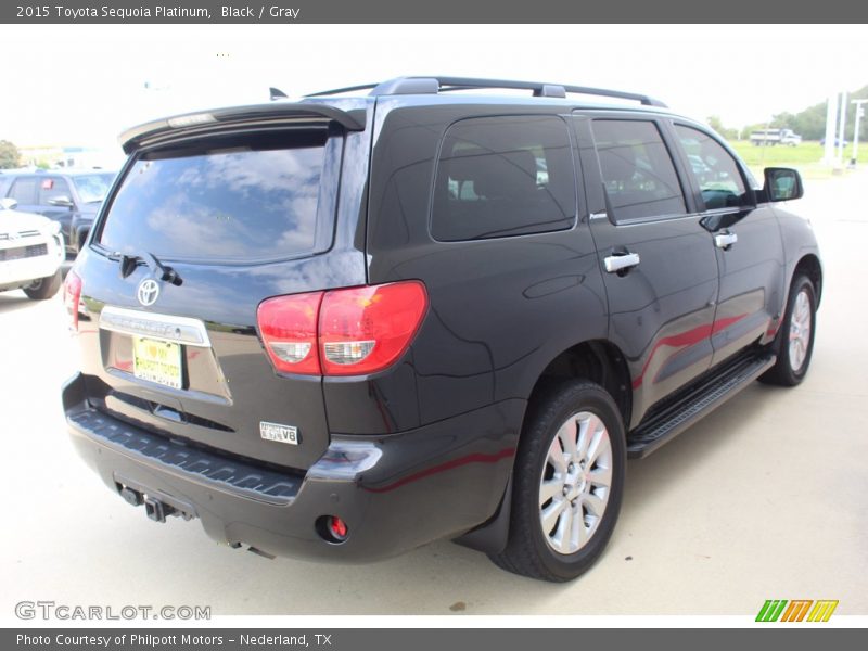 Black / Gray 2015 Toyota Sequoia Platinum