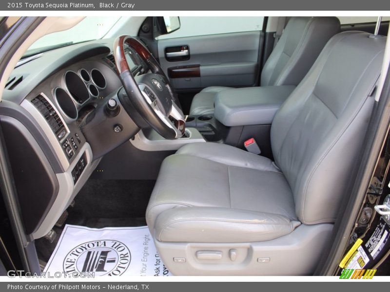 Front Seat of 2015 Sequoia Platinum