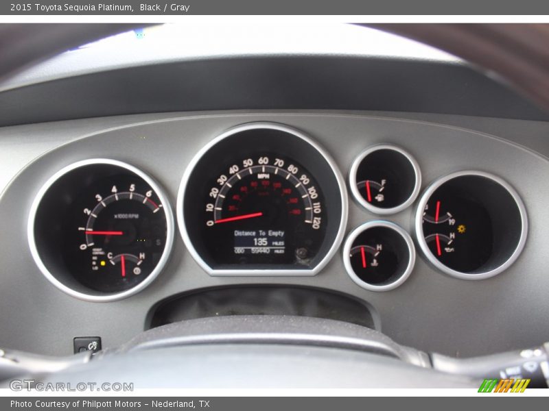  2015 Sequoia Platinum Platinum Gauges