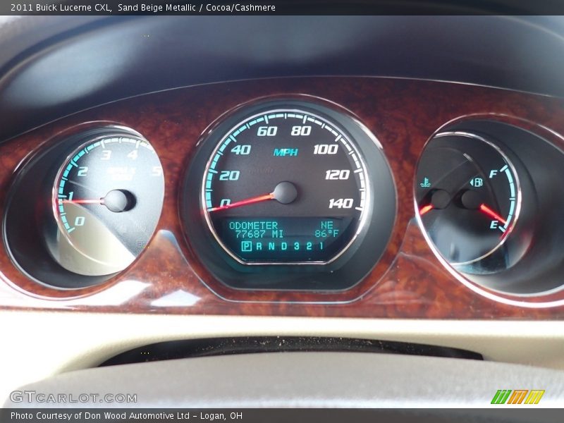 Sand Beige Metallic / Cocoa/Cashmere 2011 Buick Lucerne CXL