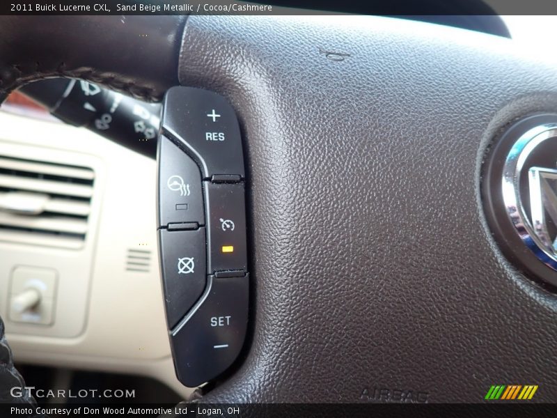 Sand Beige Metallic / Cocoa/Cashmere 2011 Buick Lucerne CXL