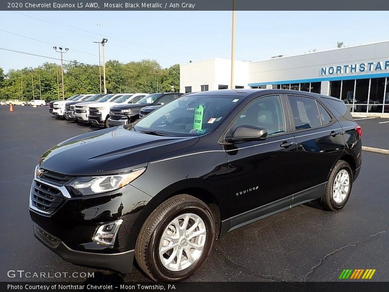 Mosaic Black Metallic / Ash Gray 2020 Chevrolet Equinox LS AWD
