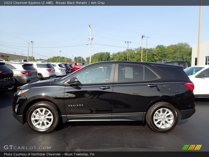 Mosaic Black Metallic / Ash Gray 2020 Chevrolet Equinox LS AWD