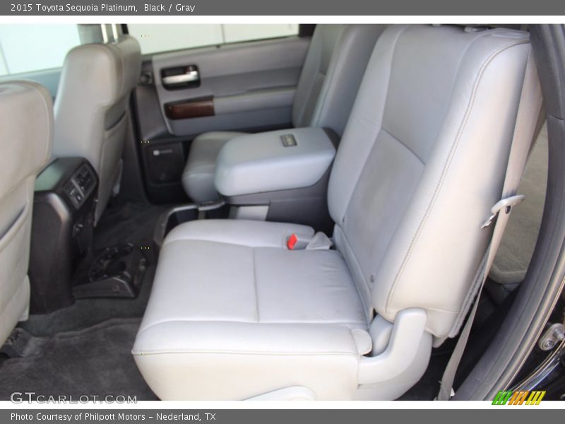 Rear Seat of 2015 Sequoia Platinum