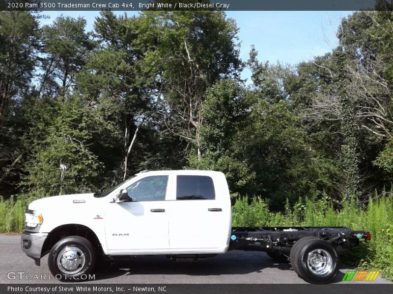 Bright White / Black/Diesel Gray 2020 Ram 3500 Tradesman Crew Cab 4x4