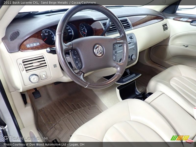Sand Beige Metallic / Cocoa/Cashmere 2011 Buick Lucerne CXL