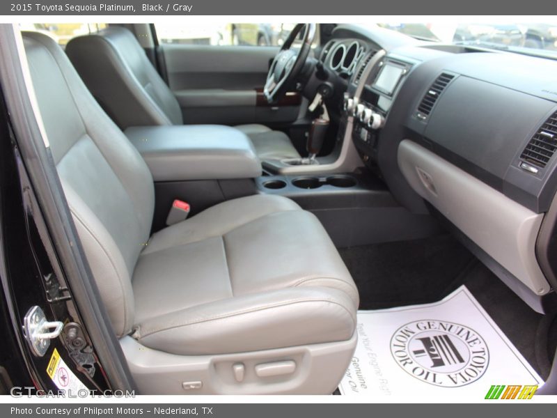 Front Seat of 2015 Sequoia Platinum