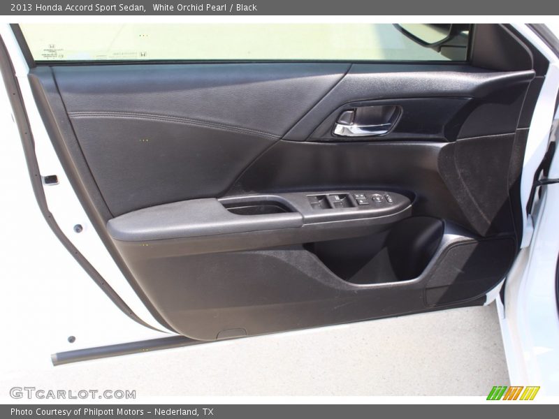 White Orchid Pearl / Black 2013 Honda Accord Sport Sedan