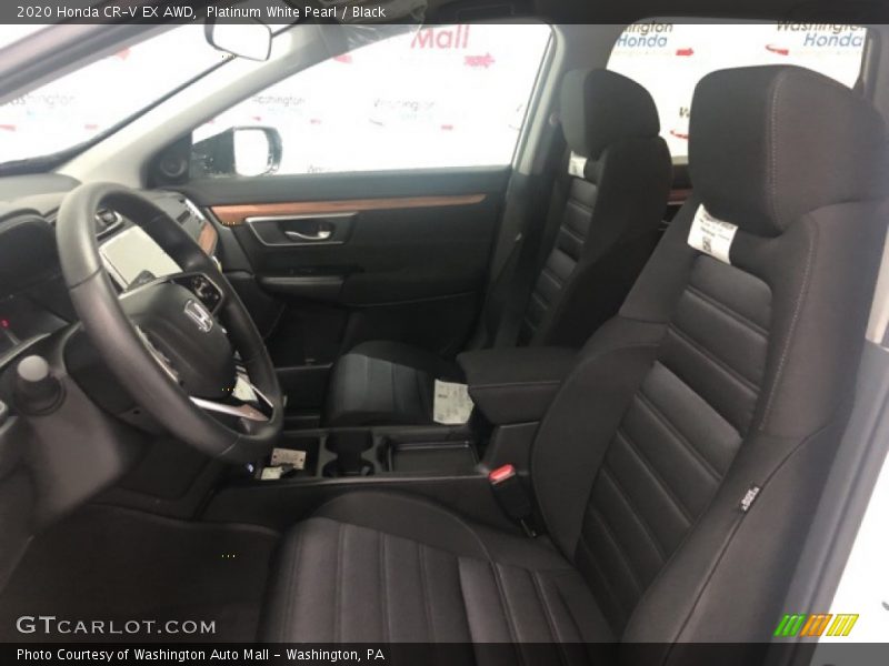 Platinum White Pearl / Black 2020 Honda CR-V EX AWD