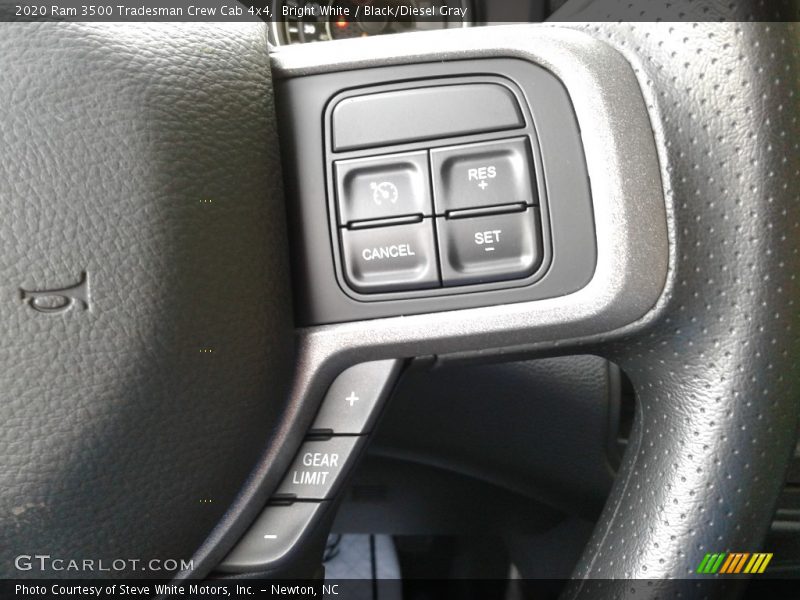 Bright White / Black/Diesel Gray 2020 Ram 3500 Tradesman Crew Cab 4x4