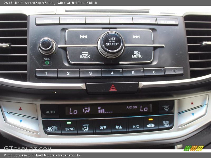 White Orchid Pearl / Black 2013 Honda Accord Sport Sedan