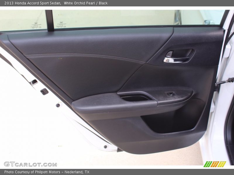 White Orchid Pearl / Black 2013 Honda Accord Sport Sedan