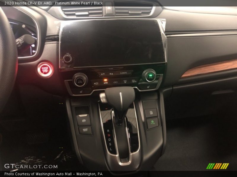 Platinum White Pearl / Black 2020 Honda CR-V EX AWD