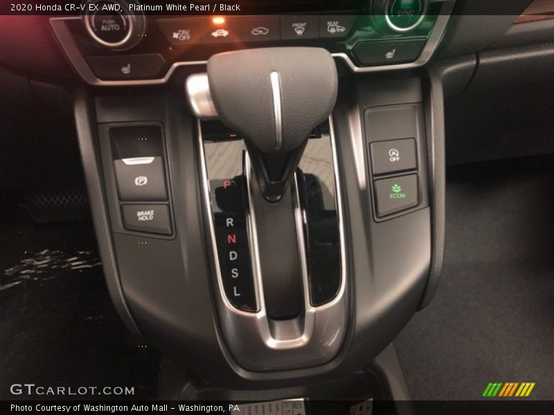 Platinum White Pearl / Black 2020 Honda CR-V EX AWD