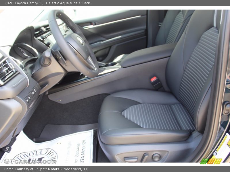 Galactic Aqua Mica / Black 2020 Toyota Camry SE
