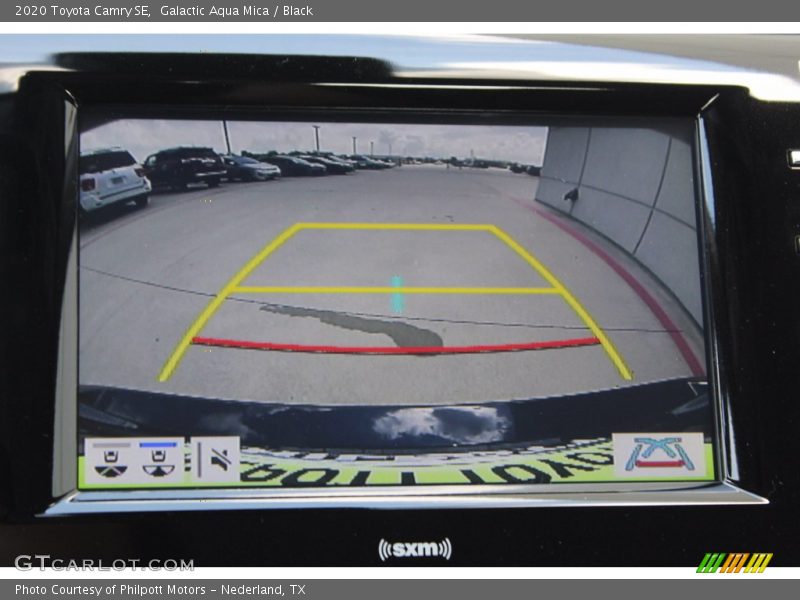 Galactic Aqua Mica / Black 2020 Toyota Camry SE