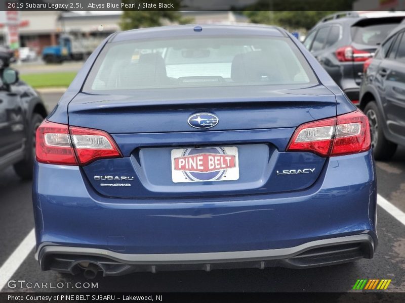 Abyss Blue Pearl / Slate Black 2019 Subaru Legacy 2.5i