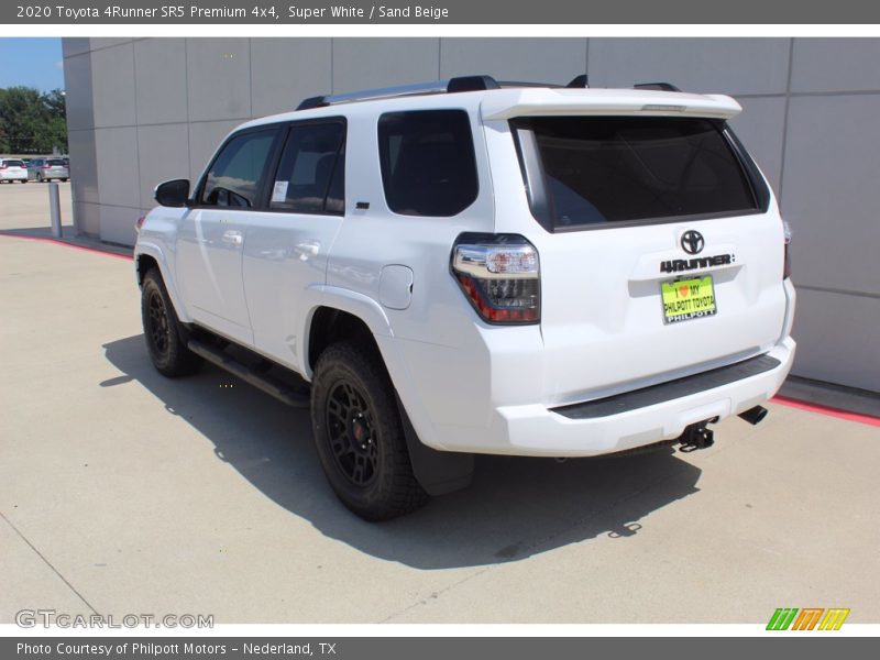 Super White / Sand Beige 2020 Toyota 4Runner SR5 Premium 4x4