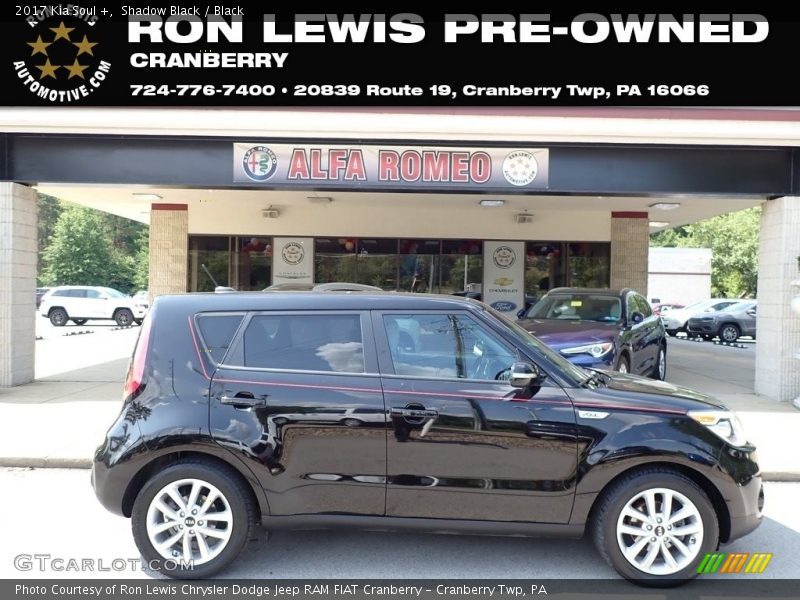 Shadow Black / Black 2017 Kia Soul +