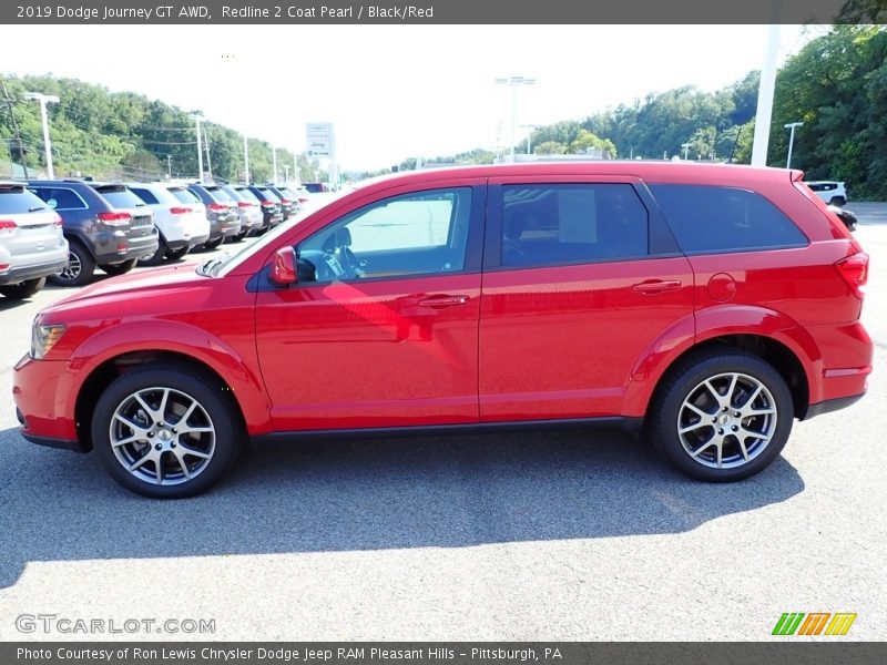 Redline 2 Coat Pearl / Black/Red 2019 Dodge Journey GT AWD