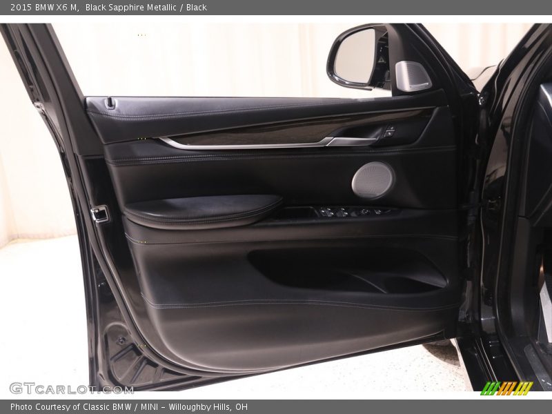 Black Sapphire Metallic / Black 2015 BMW X6 M