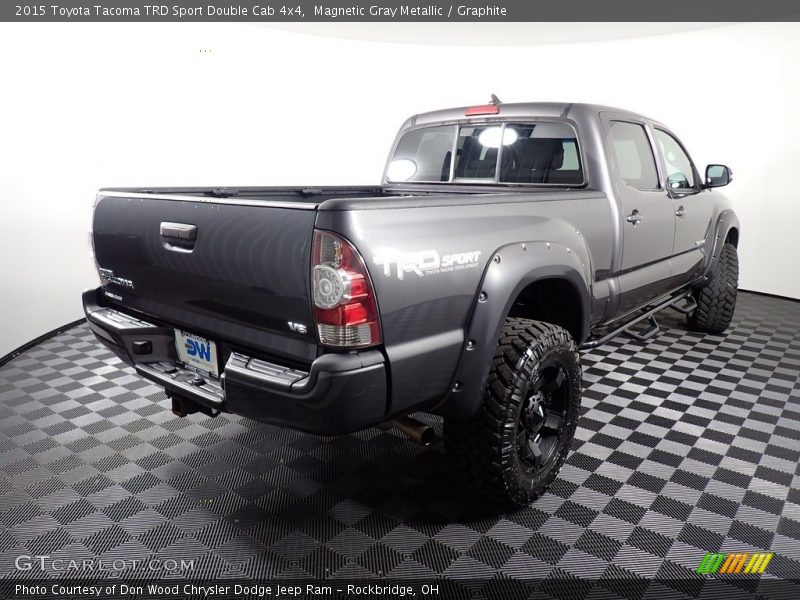 Magnetic Gray Metallic / Graphite 2015 Toyota Tacoma TRD Sport Double Cab 4x4