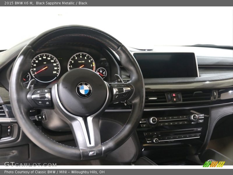 Black Sapphire Metallic / Black 2015 BMW X6 M