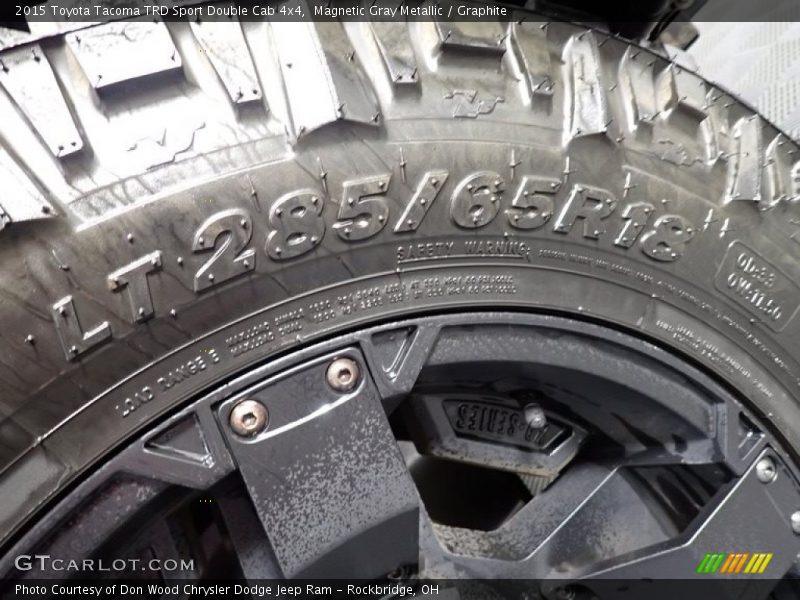Custom Wheels of 2015 Tacoma TRD Sport Double Cab 4x4