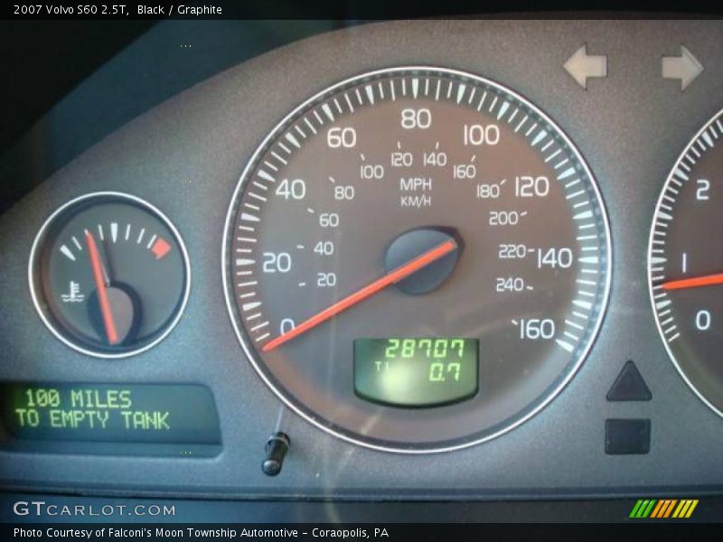 Black / Graphite 2007 Volvo S60 2.5T