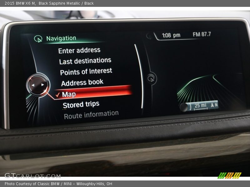 Black Sapphire Metallic / Black 2015 BMW X6 M