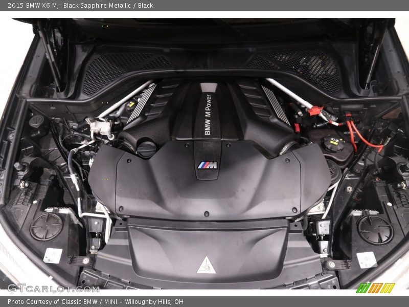 Black Sapphire Metallic / Black 2015 BMW X6 M