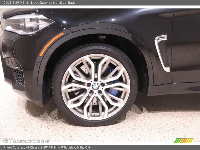 Black Sapphire Metallic / Black 2015 BMW X6 M