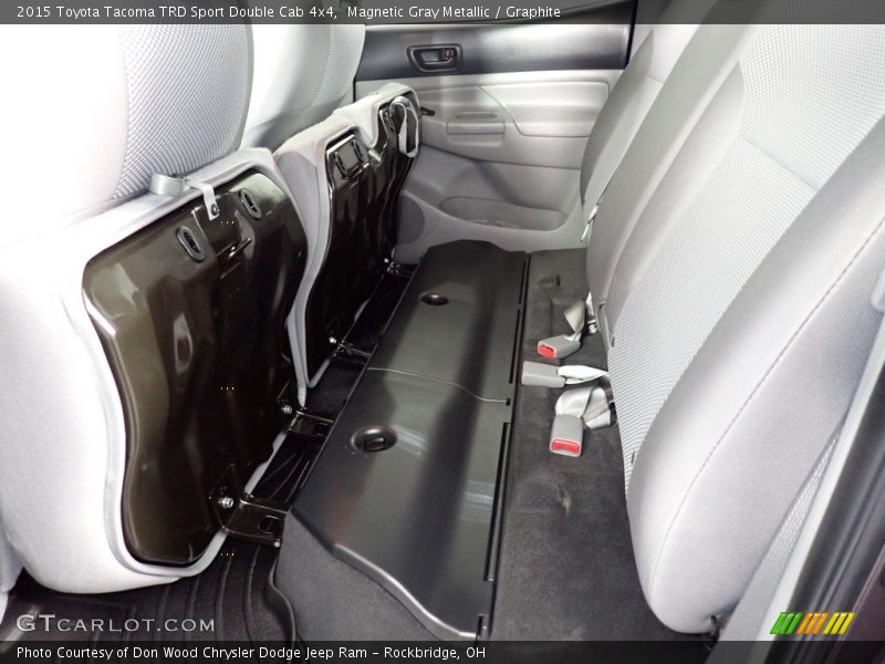 Rear Seat of 2015 Tacoma TRD Sport Double Cab 4x4