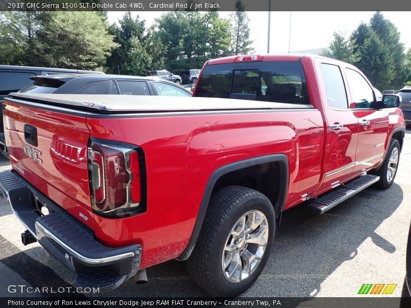 Cardinal Red / Jet Black 2017 GMC Sierra 1500 SLT Double Cab 4WD